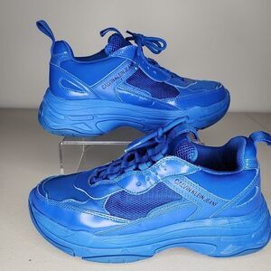 Calvin Klein Jeans Marvin Sneaker Athletic Shoes Nautical Blue Mens 9M